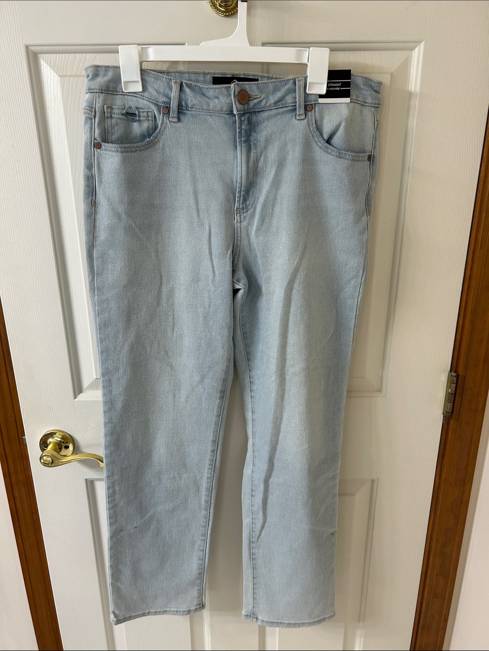 Jordache Light Wash Straight-Leg Jeans